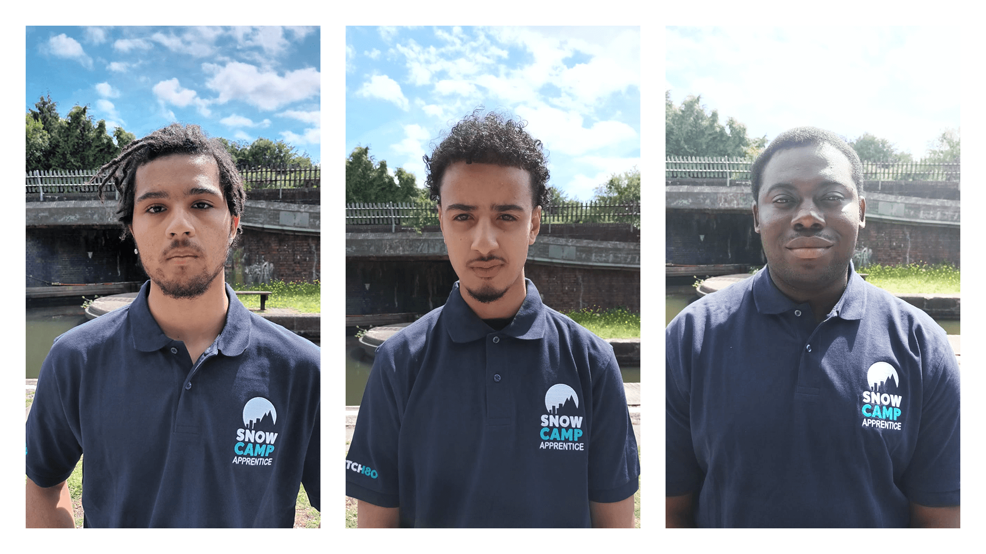 Alex Hodgkiss, Bilal Ali and Selasi Delleih Midlands Apprentices